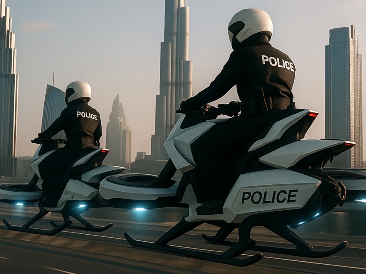 Dubai testira leteće policijske motore: naučna fantastika postaje stvarnost